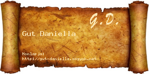 Gut Daniella névjegykártya